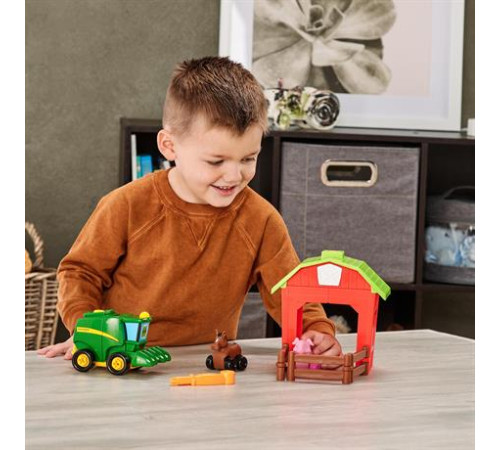 Конструктор John Deere Kids Збери трактор із загоном (47210)