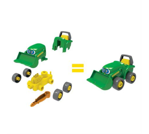 Конструктор John Deere Kids Трактор із ковшем і причепом (47209)