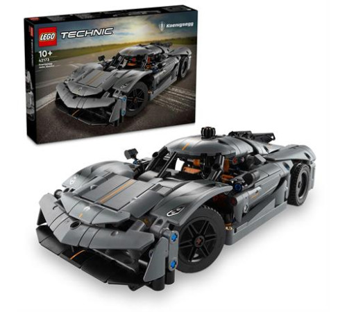 Конструктор LEGO Technic Koenigsegg Jesko Absolut сірий гіперкар 801 ел. (42173) Конструктор LEGO Technic Koenigsegg Jesko Absolut сірий гіперкар 801 ел. (42173)