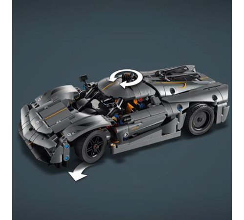 Конструктор LEGO Technic Koenigsegg Jesko Absolut сірий гіперкар 801 ел. (42173) Конструктор LEGO Technic Koenigsegg Jesko Absolut сірий гіперкар 801 ел. (42173)
