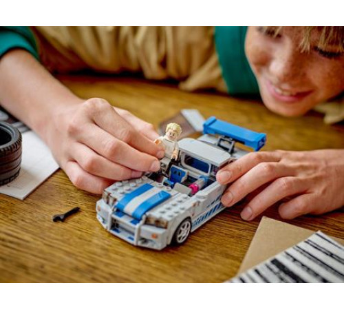 Конструктор LEGO Speed Champions Подвійний форсаж Nissan Skyline GT-R R34, 319 деталей (76917) Конструктор LEGO Speed Champions Подвійний форсаж Nissan Skyline GT-R R34, 319 деталей (76917)