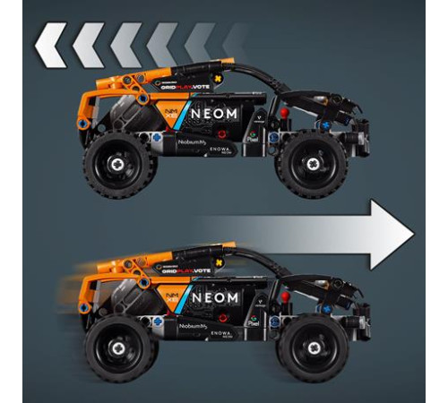 Конструктор LEGO Technic Автомобіль для перегонів NEOM McLaren Extreme E 252 ел. (42166) Конструктор LEGO Technic Автомобіль для перегонів NEOM McLaren Extreme E 252 ел. (42166)