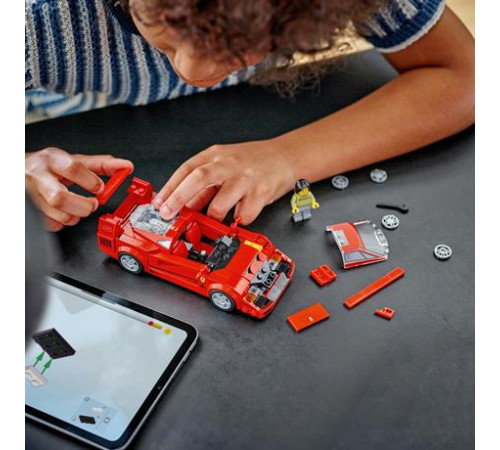 Конструктор LEGO Speed Champions Суперкар Ferrari F40, 318 деталей (76934) Конструктор LEGO Speed Champions Суперкар Ferrari F40, 318 деталей (76934)