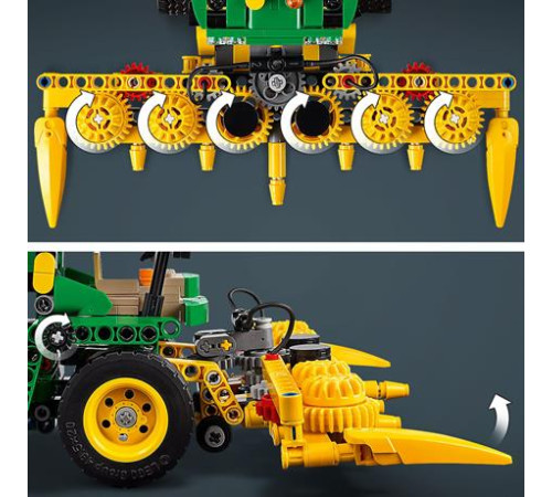 Конструктор LEGO Technic Кормозбиральний комбайн John Deere 9700, 559 ел. (42168)