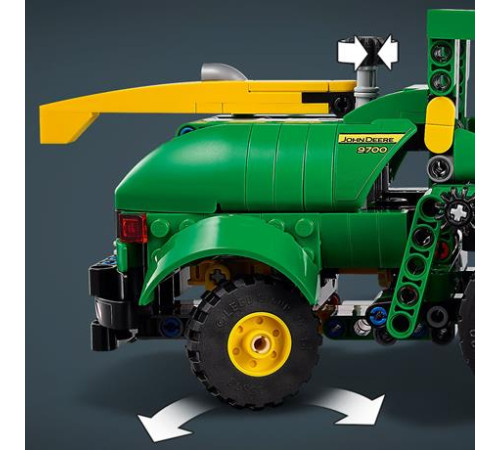 Конструктор LEGO Technic Кормозбиральний комбайн John Deere 9700, 559 ел. (42168)