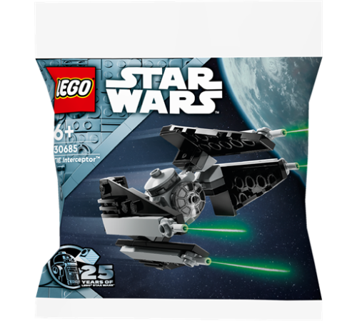 Конструктор LEGO Star Wars Мінімодель Перехоплювача TIE 48 деталей (30685) Конструктор LEGO Star Wars Мінімодель Перехоплювача TIE 48 деталей (30685)