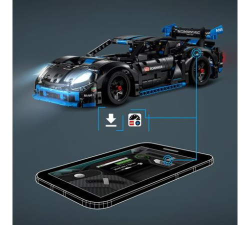 Конструктор LEGO Technic Автомобіль для перегонів Porsche GT4 e-Performance 834 деталі (42176)