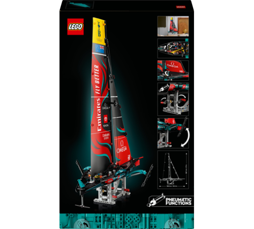 Конструктор LEGO Technic Яхта Emirates Team New Zealand AC75 962 ел. (42174)