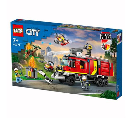 Конструктор LEGO City Fire Department Пожежна машина 502 ел. (60374)