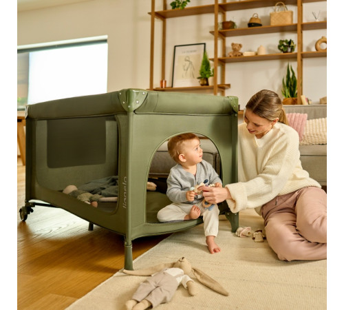 Манеж-ліжко Lionelo JASMIN EASY FOLD BEIGE SAND Манеж-ліжко Lionelo JASMIN EASY FOLD BEIGE SAND