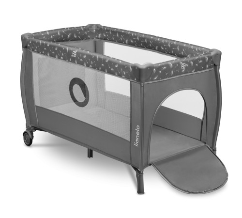 Манеж Lionelo STEFI PLUS GREY WHITE Манеж Lionelo STEFI PLUS GREY WHITE