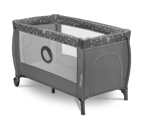 Манеж Lionelo STEFI PLUS GREY WHITE Манеж Lionelo STEFI PLUS GREY WHITE