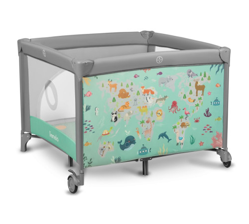 Манеж Lionelo MILLE GREY GREEN Манеж Lionelo MILLE GREY GREEN