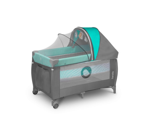 Ліжечко-манеж Lionelo SVEN PLUS TURQUOISE / GREY Ліжечко-манеж Lionelo SVEN PLUS TURQUOISE / GREY
