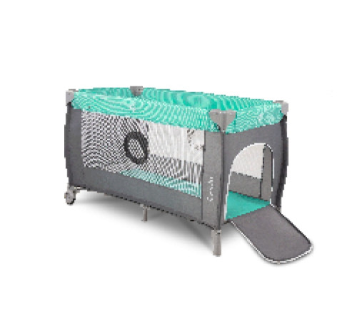 Ліжечко-манеж Lionelo SVEN PLUS TURQUOISE / GREY Ліжечко-манеж Lionelo SVEN PLUS TURQUOISE / GREY