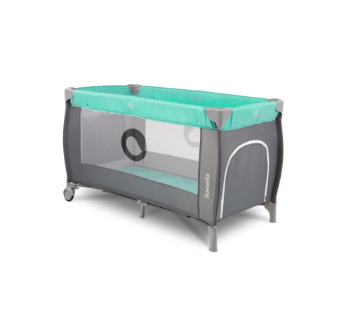 Ліжечко-манеж Lionelo SVEN PLUS TURQUOISE / GREY Ліжечко-манеж Lionelo SVEN PLUS TURQUOISE / GREY