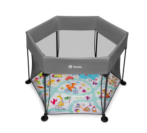 Манеж Lionelo ROEL GREY MULTICOLOR Манеж Lionelo ROEL GREY MULTICOLOR
