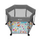 Манеж Lionelo ROEL GREY MULTICOLOR