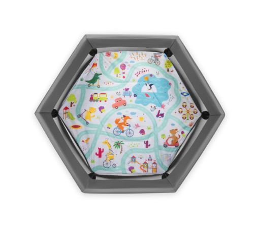 Манеж Lionelo ROEL GREY MULTICOLOR Манеж Lionelo ROEL GREY MULTICOLOR