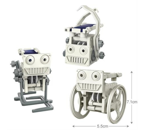 Набір для досліджень 4М Робот на сонячній батареї 3-в-1 (00-03377)