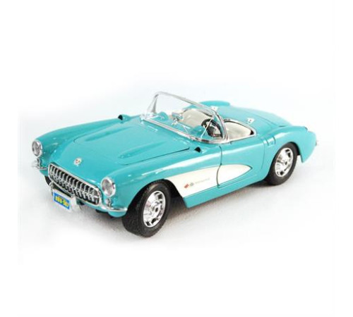 Автомодель Maisto 1957 Chevrolet Corvette 1:24 блакитний (31275 lt. blue)