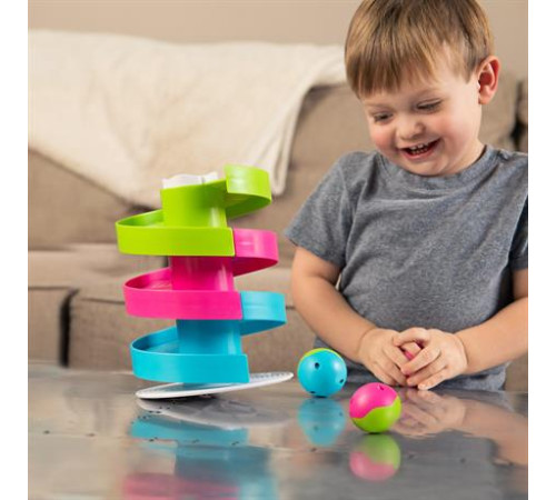 Розвивальна іграшка Fat Brain Toys Wobble Run Трек-балансир для кульок (F273ML)