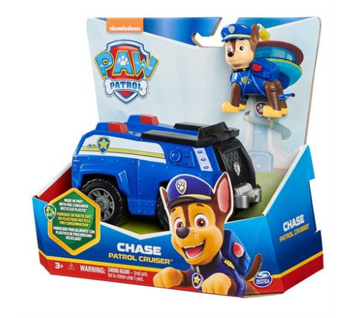 Ігровий набір Paw Patrol Патрульний автомобіль із водієм Гончиком (SM16775/9900)