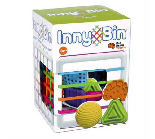 Сортер-куб зі стінками-шнурочками Fat Brain Toys InnyBin (F251ML)