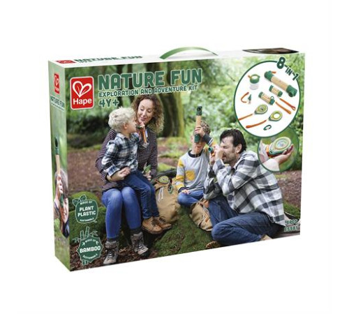 Набір натураліста Hape Nature Fun Дослідження та пригоди 8 в 1 (E5581)