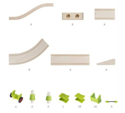 Дерев'яна дорога Guidecraft Block Science Мости світу, 55 деталей (G2100R)