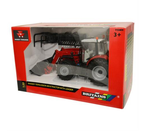 Модель Britains Трактор Massey Ferguson з фронтальним навантажувачем 1:32 (43082)