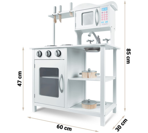 Кухня дитяча дерев'яна Ricokods 60 x 30 x 85 см