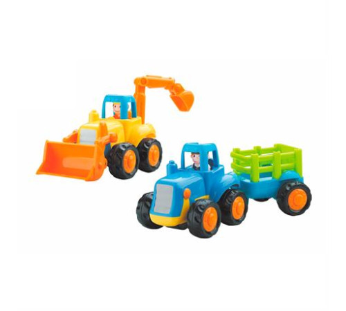 Набір машинок Hola Toys Бульдозер і трактор 6 шт. (326AB-6)