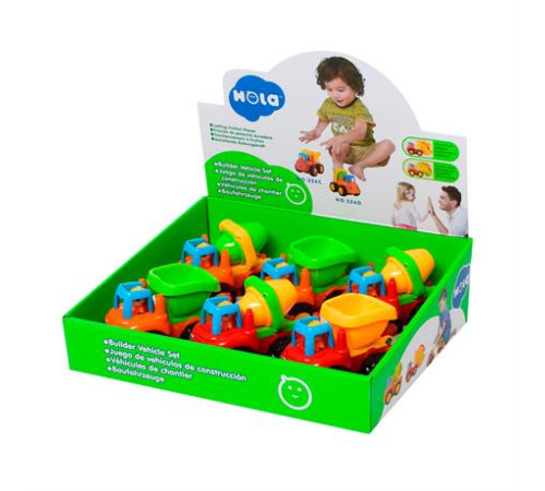 Набір машинок Hola Toys Самоскид і бетоновоз 6 шт. (326CD-6)