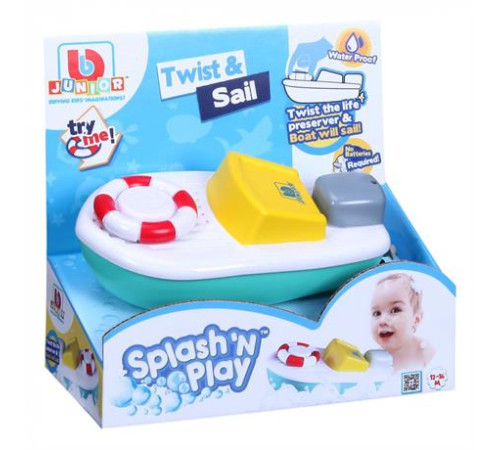 Іграшка для ванної BB Junior Splash N Play Човен (16-89002)