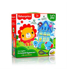 Шнурівка Fisher-Price Кольорові будиночки з липучками (VT5303-26)