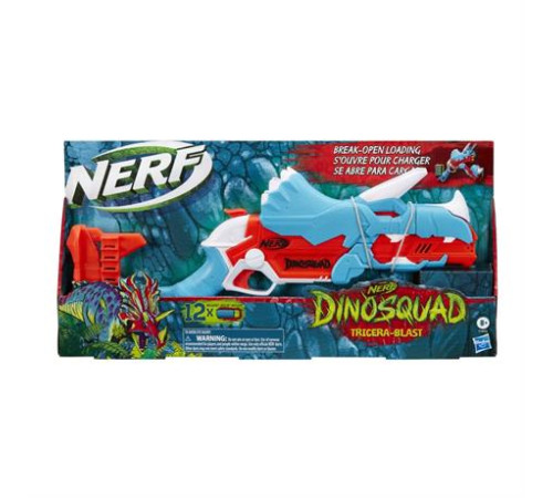 Бластер Nerf DinoSquad Тricera-Blast 12 патронів (F0803)