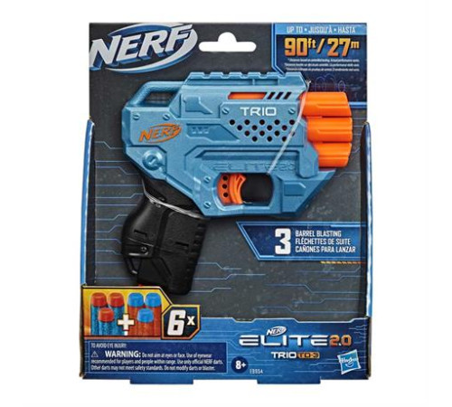 Бластер Nerf Elite 2.0 Trio 6 патронів (E9954)