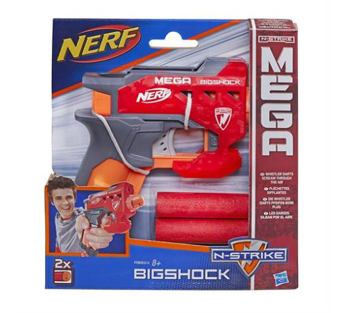 Бластер Nerf Mega Біг-шок 2 стріли (A9314)