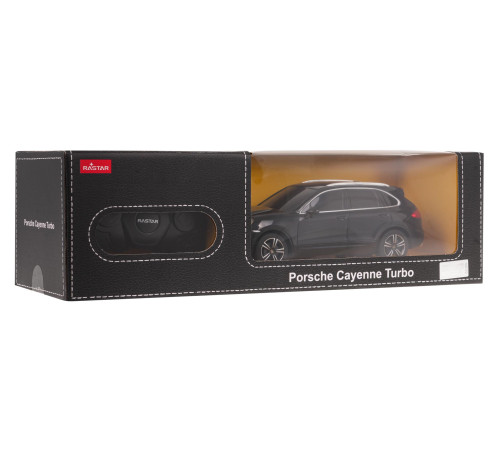 Машинка на радіоуправлінні 1:24 Porsche Cayenne Turbo Black RASTAR