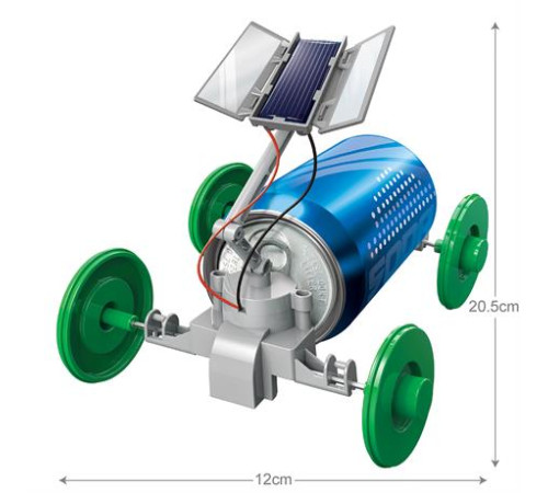 Набір для досліджень 4М Машина на сонячній батареї (00-03286)