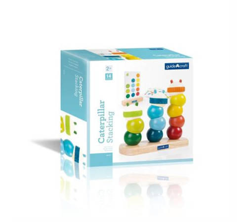 Пірамідка Guidecraft Manipulatives Гусениці (G6731)