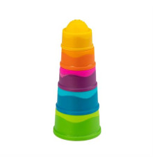 Пірамідка Fat Brain Toys dimpl stack Чашки (F293ML)