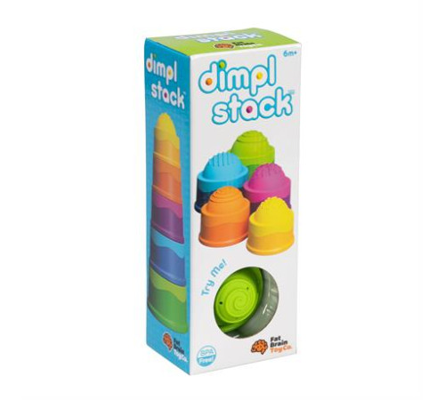 Пірамідка Fat Brain Toys dimpl stack Чашки (F293ML)