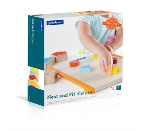 Рамка-вкладиш Guidecraft Manipulatives Фігури (G6733)