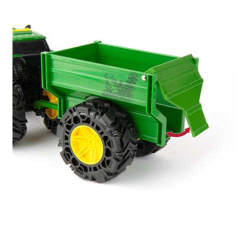 Машинка Трактор John Deere Kids Monster Treads із причепом і великими колесами (47353) Машинка Трактор John Deere Kids Monster Treads із причепом і великими колесами (47353)