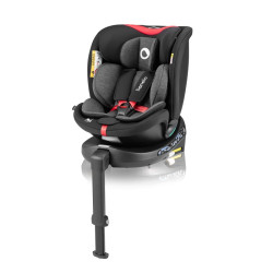 Дитяче автокрісло Lionelo NAVY I-size BLACK RED