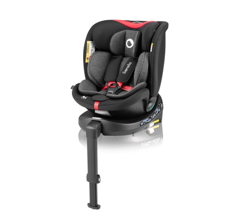 Дитяче автокрісло Lionelo NAVY I-size BLACK RED Дитяче автокрісло Lionelo NAVY I-size BLACK RED