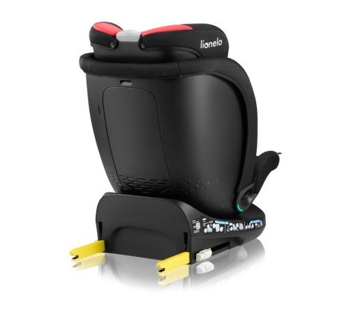 Дитяче автокрісло Lionelo NAVY I-size BLACK RED Дитяче автокрісло Lionelo NAVY I-size BLACK RED