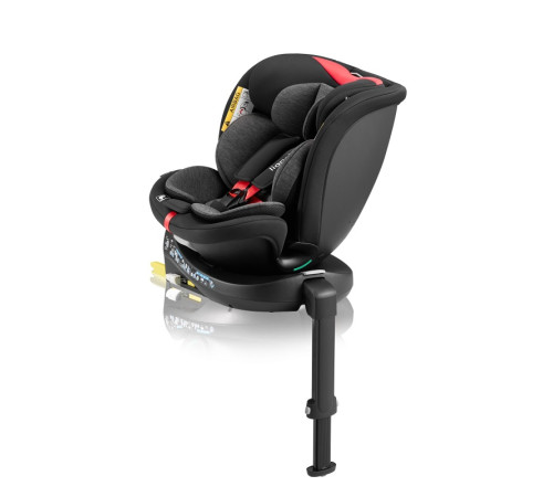 Дитяче автокрісло Lionelo NAVY I-size BLACK RED Дитяче автокрісло Lionelo NAVY I-size BLACK RED